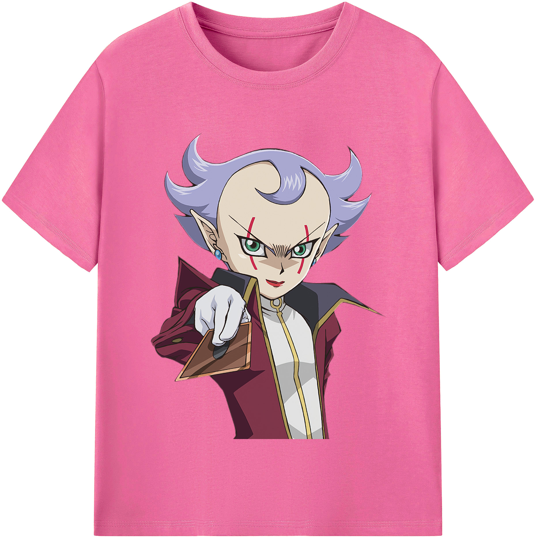 （画像用） 遊☆戯☆王 Yu-Gi-Oh! レディースカジュアルプリントTシャツ（綿100％）